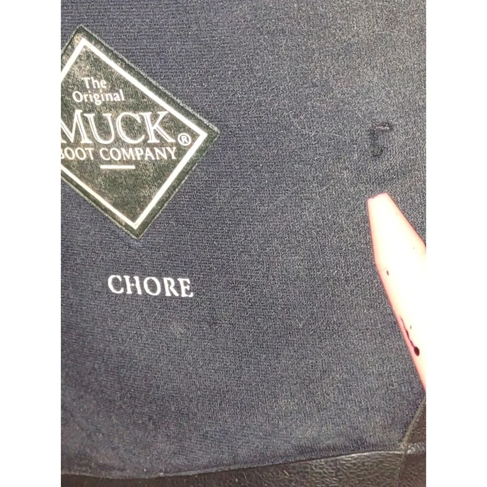Muck Boot Company Chore Mid Work Boots Black Mens 7 Womens 8 Waterproof Rubber
